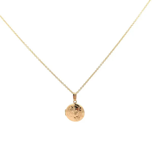 14KT Yellow Gold Filled Locket 15