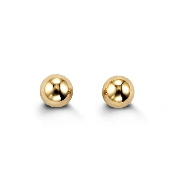 14KT Yellow Gold Ball Stud Earrings Harmony Jewellers Grimsby, ON