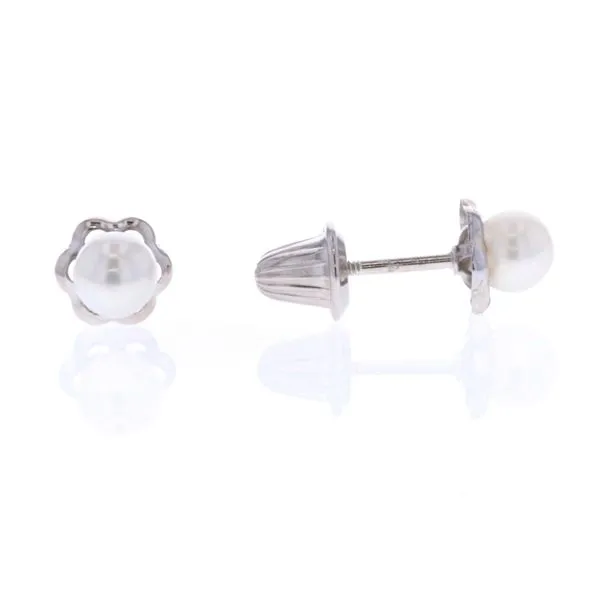 Sterling Silver Cultured Pearl Stud Earrings Harmony Jewellers Grimsby, ON