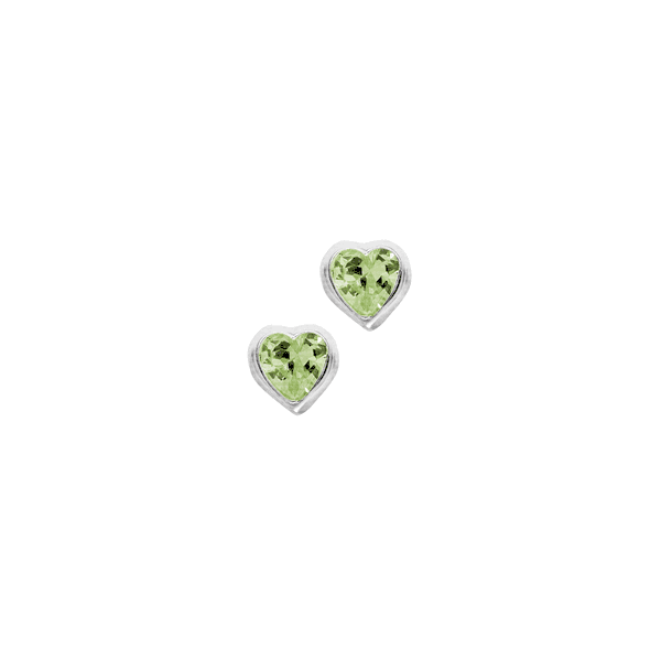 Sterling Silver CZ August Birthstone Stud Earrings Harmony Jewellers Grimsby, ON