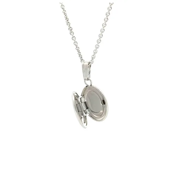 Sterling Silver 8mm Oval Locket 13