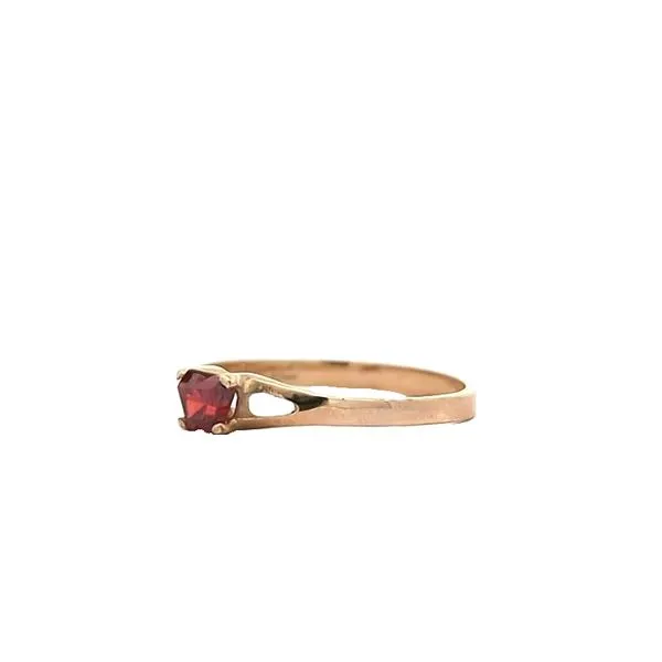 10KT Yellow Gold Butterfly January Birthstone Ring Image 2 Harmony Jewellers Grimsby, ON