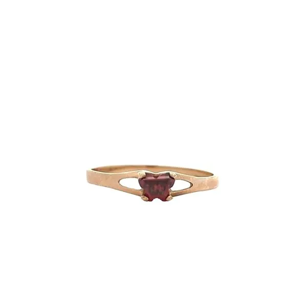 10KT Yellow Gold Butterfly January Birthstone Ring Harmony Jewellers Grimsby, ON