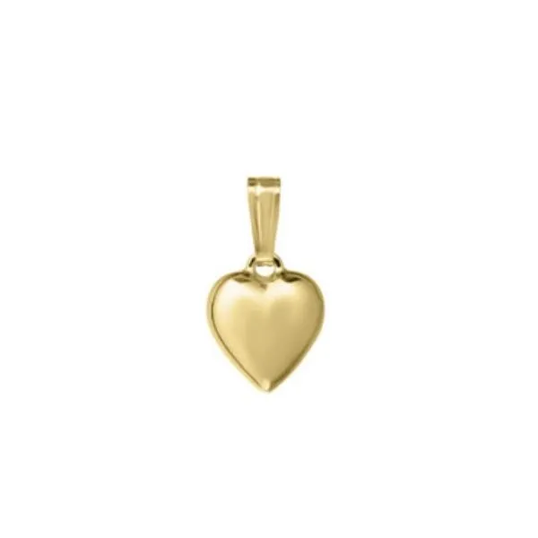 Sterling Silver Gold Filled Heart Necklace 15