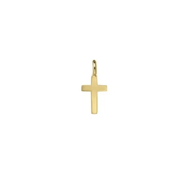 Sterling Silver Gold Filled Cross Pendant 15