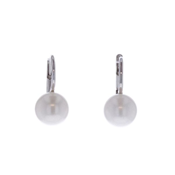 18KT White Gold Pearl Drop Earrings Harmony Jewellers Grimsby, ON