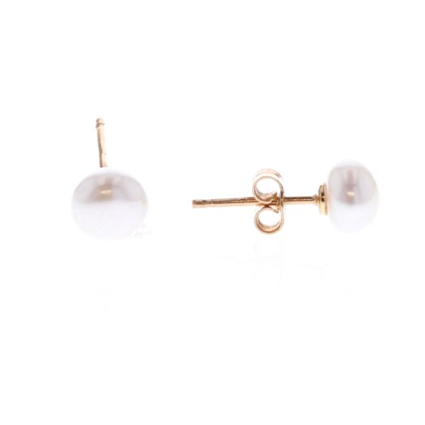 18KT Yellow Gold Pearl Stud Earrings Harmony Jewellers Grimsby, ON