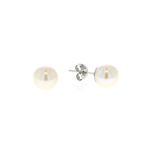 14KT White Gold Pearl Estate Stud Earrings Harmony Jewellers Grimsby, ON