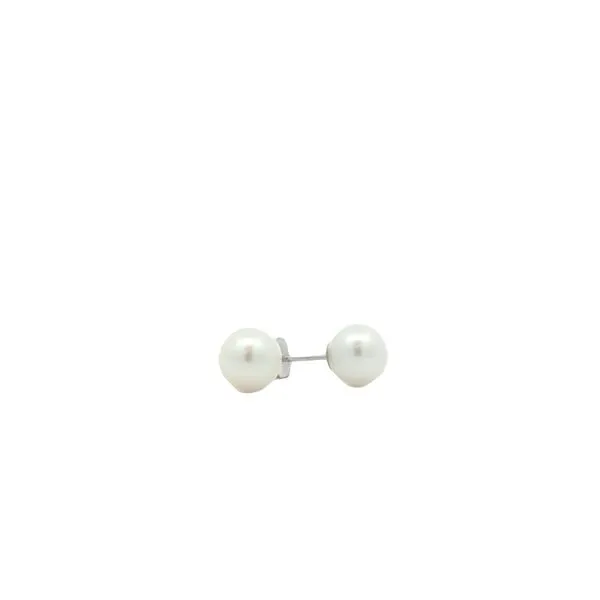 14K White Gold 6-6.5mm Fresh Water Pearl Stud Earring Harmony Jewellers Grimsby, ON