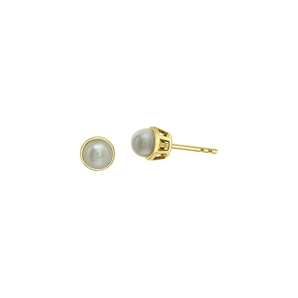 10K Yellow Gold Pearl Stud Earrings Harmony Jewellers Grimsby, ON
