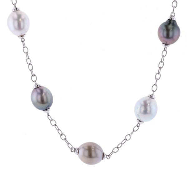 14KT White Gold Tahitian South Sea Pearl Necklace Harmony Jewellers Grimsby, ON