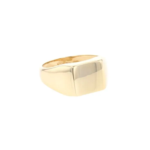 14KT Yellow Gold Signet Ring Image 2 Harmony Jewellers Grimsby, ON