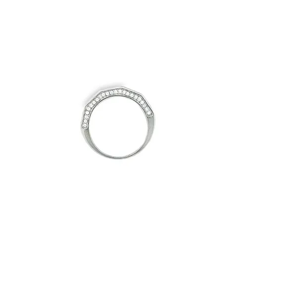 10KT White Gold CZ Ring Image 2 Harmony Jewellers Grimsby, ON