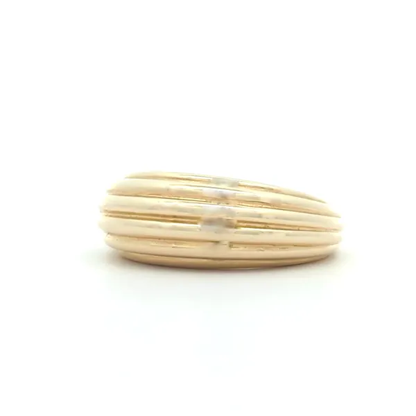 10KT Yellow Gold Domed Fashion Ring Image 2 Harmony Jewellers Grimsby, ON