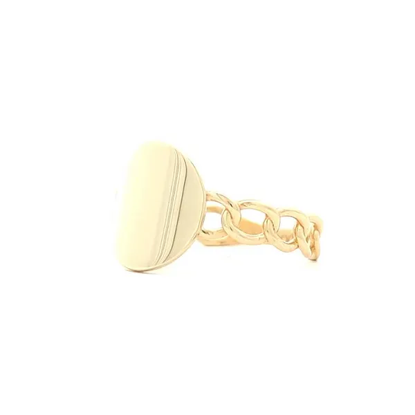 10KT Yellow Gold Signet Fashion Ring Image 2 Harmony Jewellers Grimsby, ON