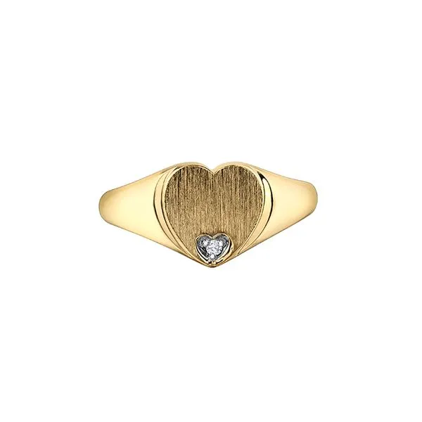 10k Gold And 0.007 CT Diamond Ring Harmony Jewellers Grimsby, ON