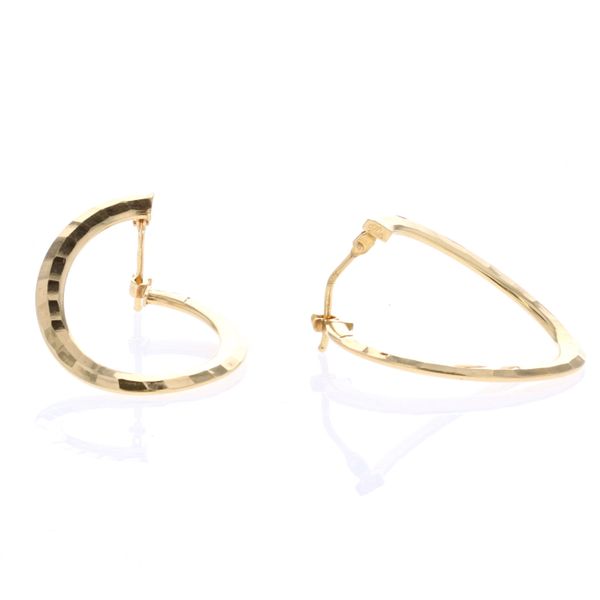 10KT Yellow Gold Hoop Earrings Harmony Jewellers Grimsby, ON