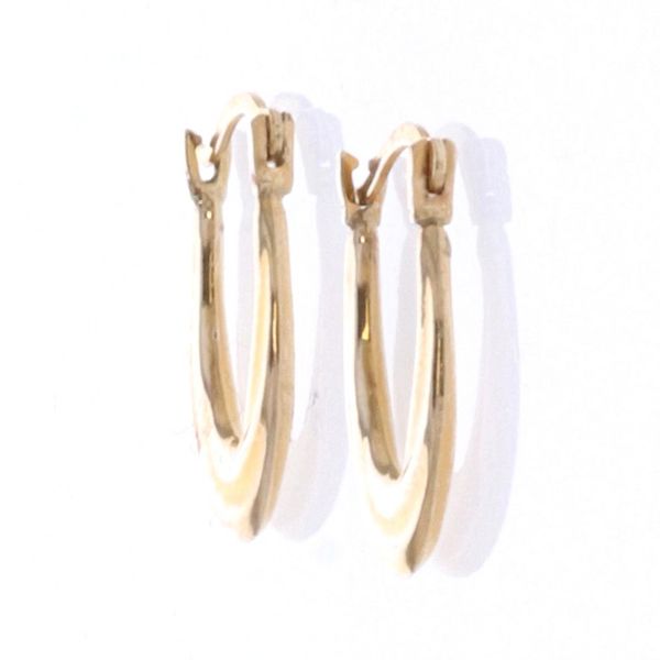 10KT Yellow Gold Hoop Earrings Harmony Jewellers Grimsby, ON