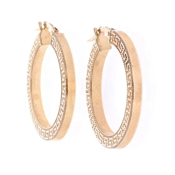 10KT Yellow Gold Medium Hoop Earrings Harmony Jewellers Grimsby, ON