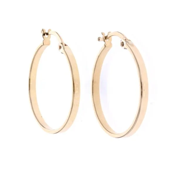 10KT Yellow Gold Hoop Earrings Harmony Jewellers Grimsby, ON