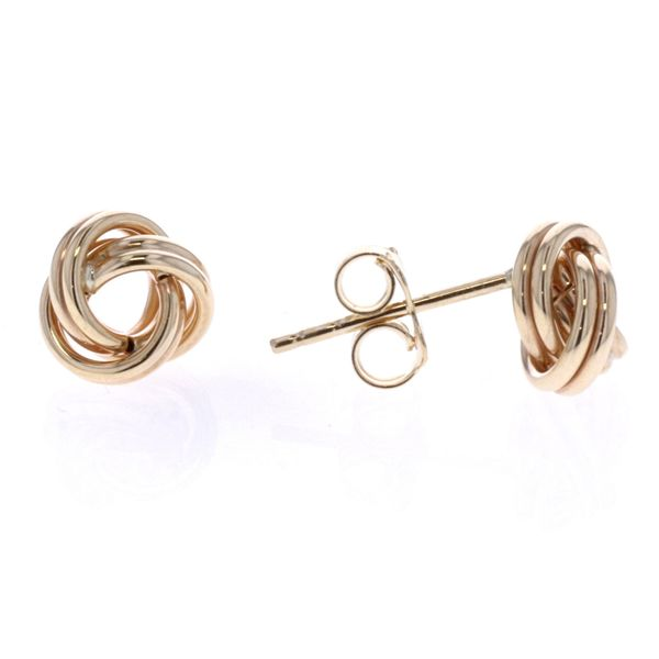 10KT Yellow Gold Twisted Stud Earrings Harmony Jewellers Grimsby, ON