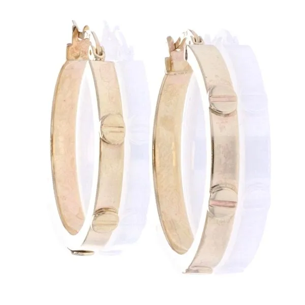 10KT Yellow Gold Hoop Earrings Harmony Jewellers Grimsby, ON