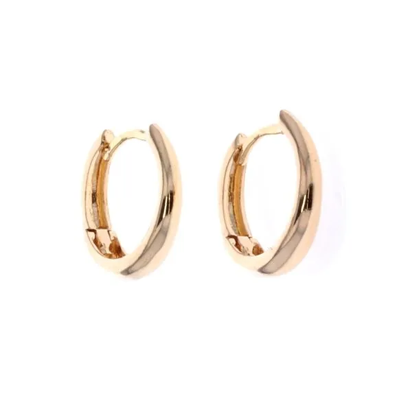 18KT Yellow Gold Huggie Earrings Harmony Jewellers Grimsby, ON