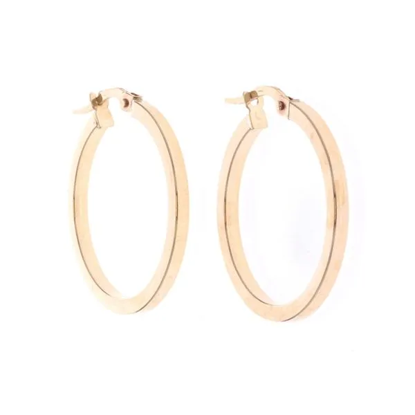 10KT Yellow Gold Hoop Earrings Harmony Jewellers Grimsby, ON