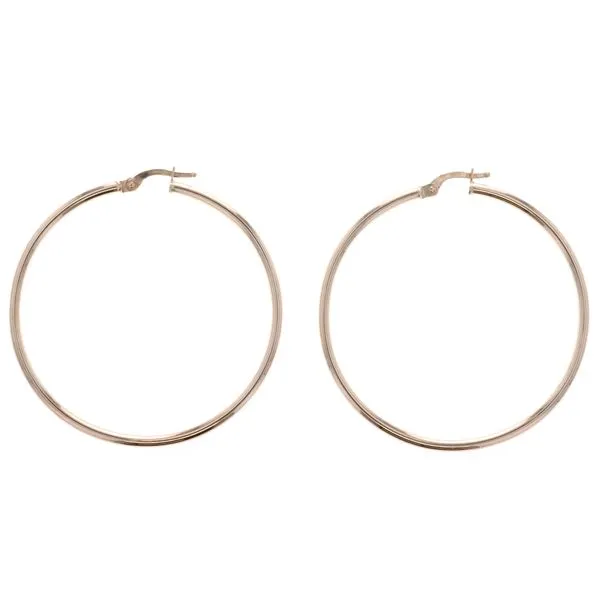 10KT Yellow Gold 45mm Hoop Earrings Harmony Jewellers Grimsby, ON