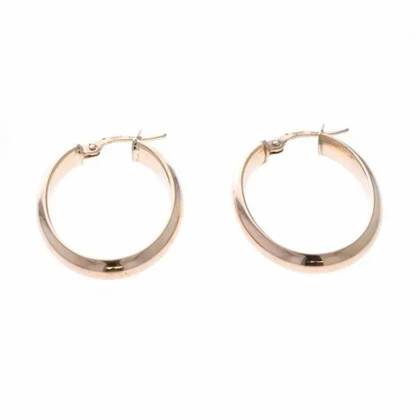 10KT Yellow Gold 23mm Oval Hoop Earrings Harmony Jewellers Grimsby, ON