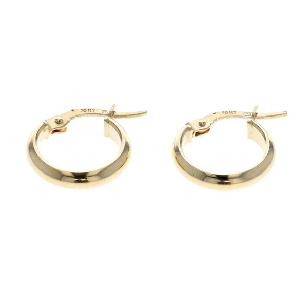 10KT Yellow Gold 13mm Hoop Earrings Harmony Jewellers Grimsby, ON