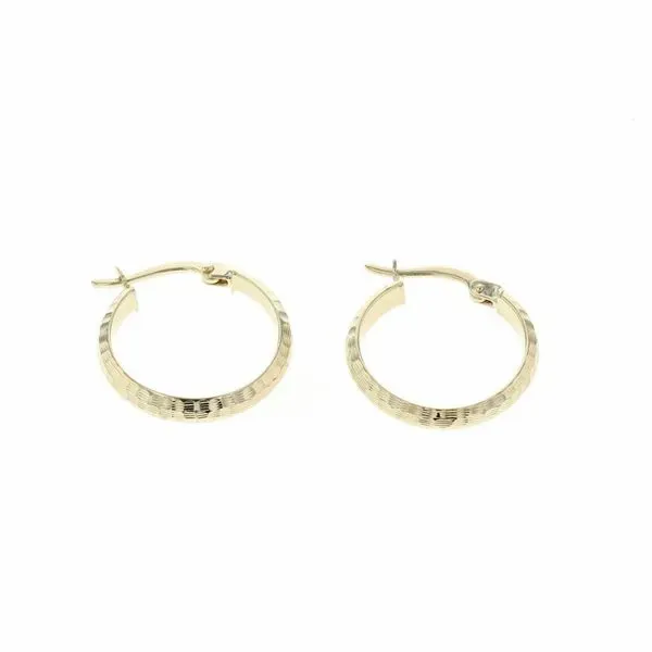 10KT Yellow Gold 20mm Hoop Earrings Harmony Jewellers Grimsby, ON