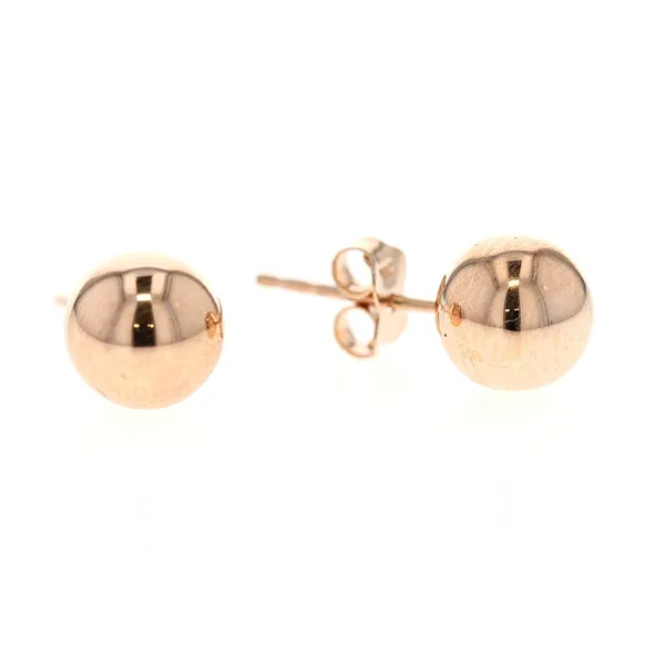 10KT Rose Gold Ball Stud Earrings Harmony Jewellers Grimsby, ON