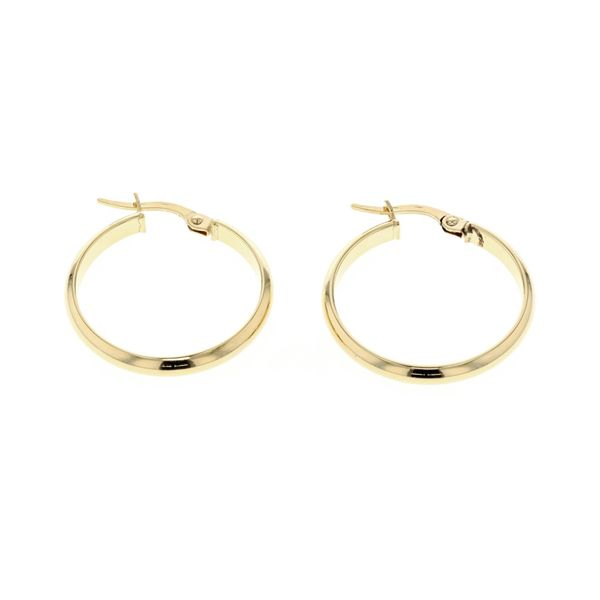 10KT Yellow Gold 23mm Hoop Earrings Harmony Jewellers Grimsby, ON