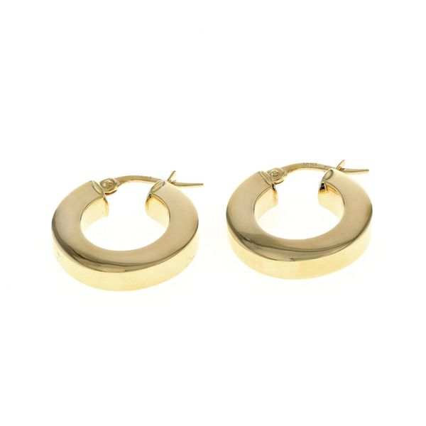 10KT Yellow Gold 19mm Hoop Earrings Harmony Jewellers Grimsby, ON