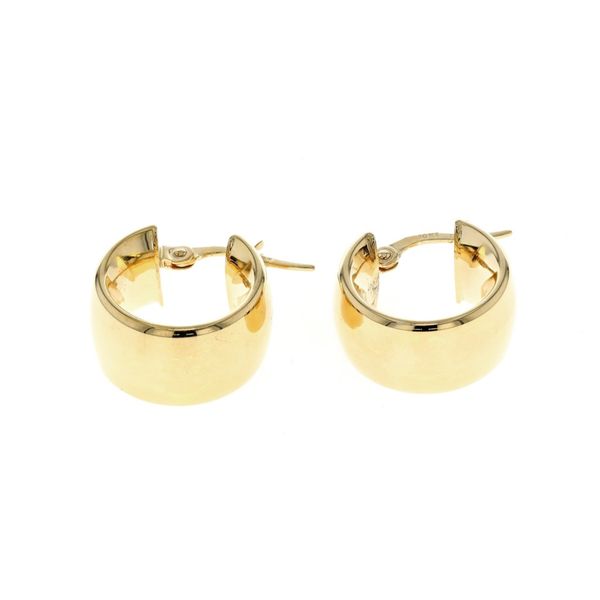 10KT Yellow Gold 16mm Hoop Earrings Harmony Jewellers Grimsby, ON