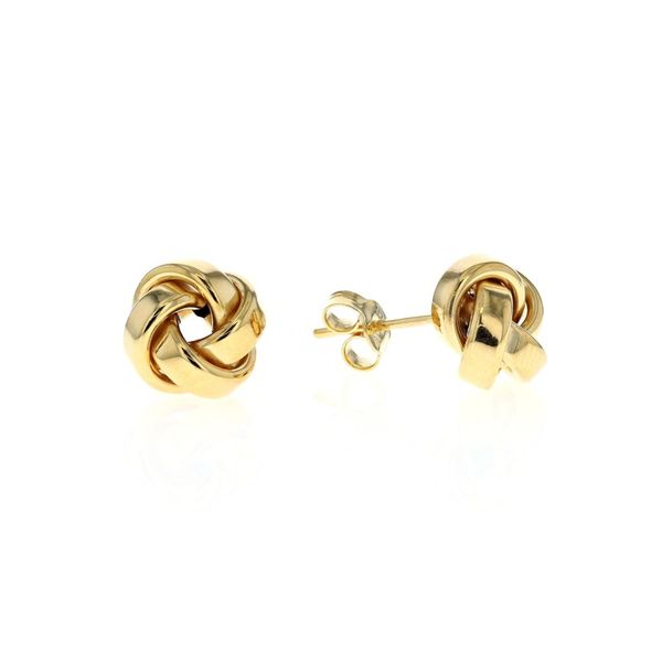 10KT Yellow Gold Knot Stud Earrings Harmony Jewellers Grimsby, ON