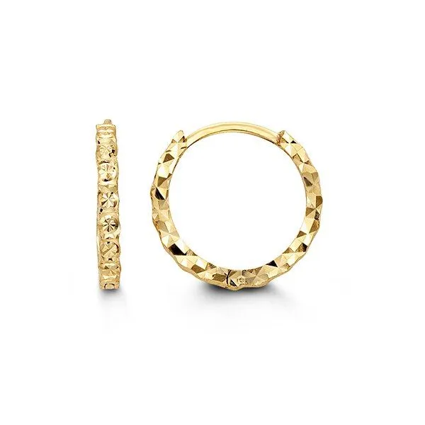 10KT Yellow Gold 15mm Huggie Earrings Harmony Jewellers Grimsby, ON