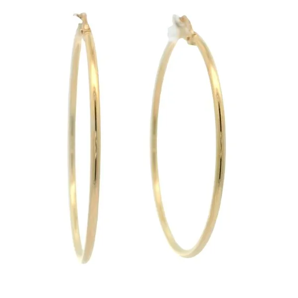 10KT Yellow Gold 39mm Hoop Earrings Harmony Jewellers Grimsby, ON