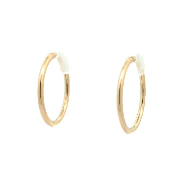 10KT Yellow Gold 16mm Sleeper Earrings Harmony Jewellers Grimsby, ON