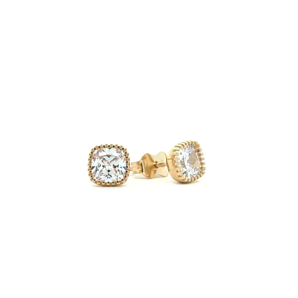 10KT Yellow Gold CZ Stud Earrings Harmony Jewellers Grimsby, ON