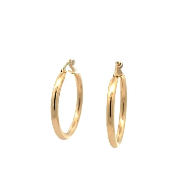 10K Yellow Gold Hoop Earrings Harmony Jewellers Grimsby, ON