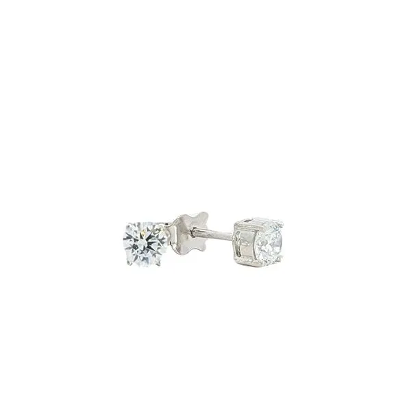 10K White Gold Cubic Zirconia Earrings Harmony Jewellers Grimsby, ON