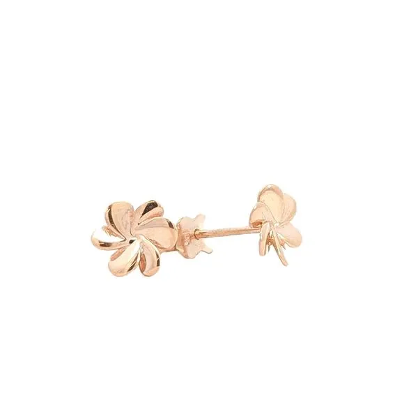 10K Rose Gold Clover Stud Earrings Harmony Jewellers Grimsby, ON