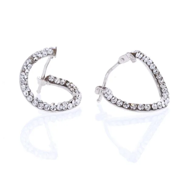 10KT White Gold CZ Earrings Harmony Jewellers Grimsby, ON