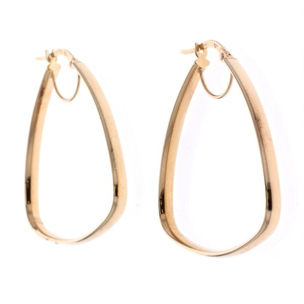 10KT Yellow Gold Hoop Earrings Harmony Jewellers Grimsby, ON