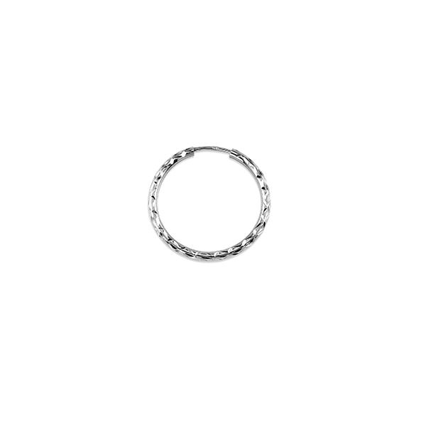 10KT White Gold Dazzles 19mm Sleepers Harmony Jewellers Grimsby, ON