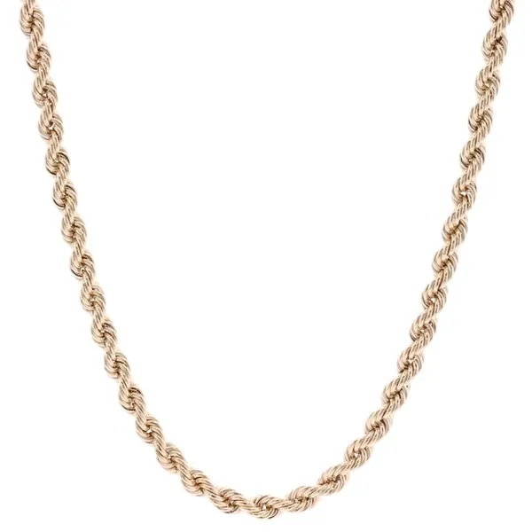 10KT Yellow Gold 22'' 5.0mm Rope Chain Harmony Jewellers Grimsby, ON