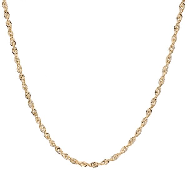 10KT Yellow Gold 18'' 2.3mm Rope Chain Harmony Jewellers Grimsby, ON