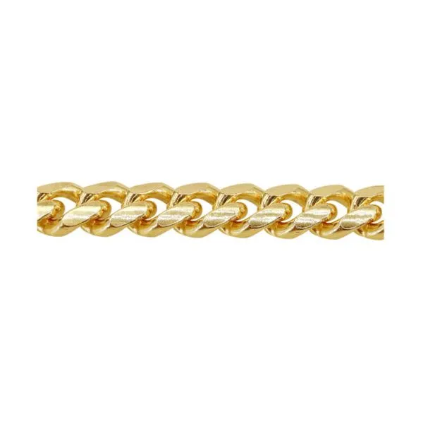 10KT Gold 3.53mm Miami Curb 18
